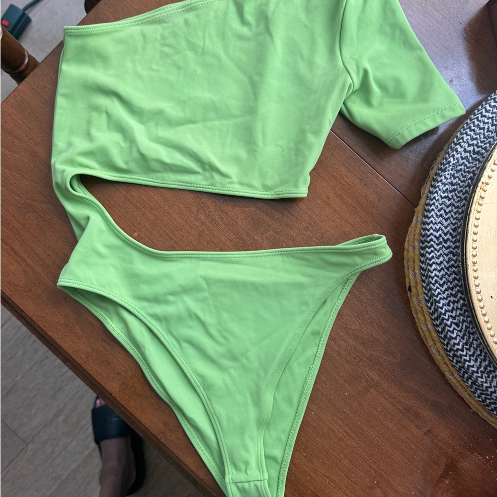 ALO Yoga Green One Piece Swimsuit